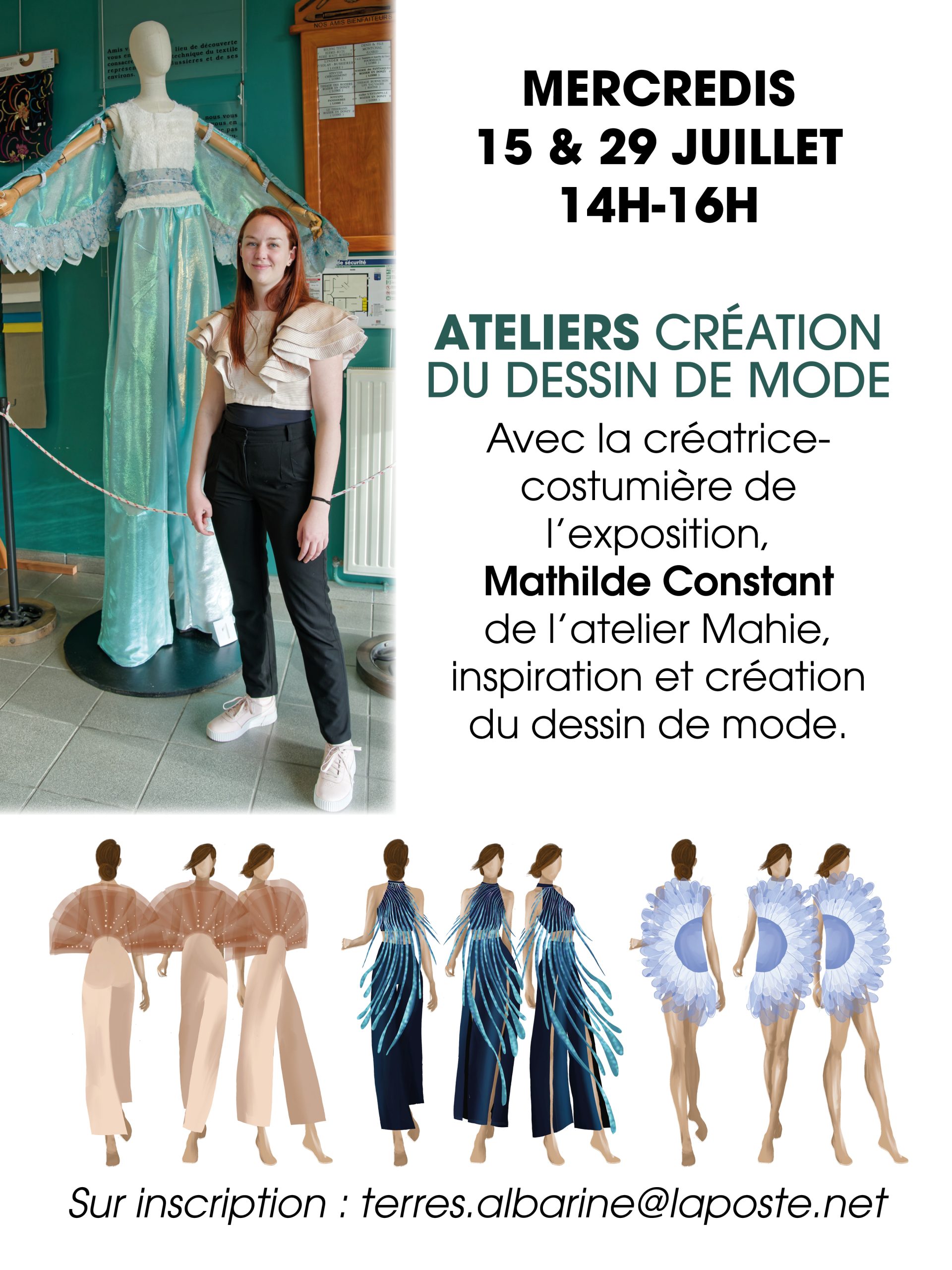 Laissez parler votre créativité lors d'un atelier de dessin de mode !