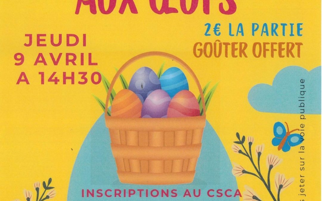 Chasse aux œufs 2026