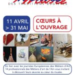 Du cœur à l'ouvrage | Exposition temporaire du 11 avril au 31 mai